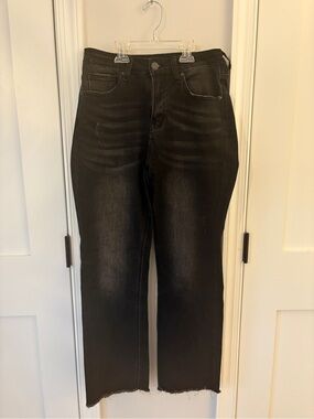 Risen Women’s 28 Black Straight-Leg Jeans